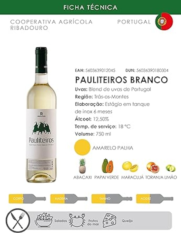 Vinho Branco Pauliteiros 5