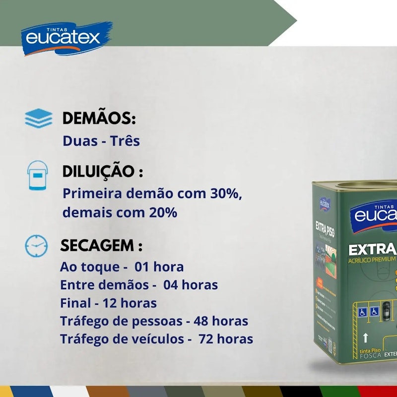 Tinta Acrílica Eucatex Extra Piso 5