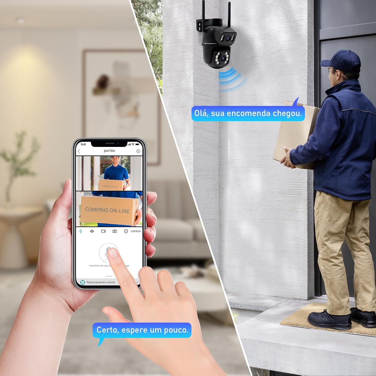 Câmera de Vigilância Wi-Fi Coibeu 5
