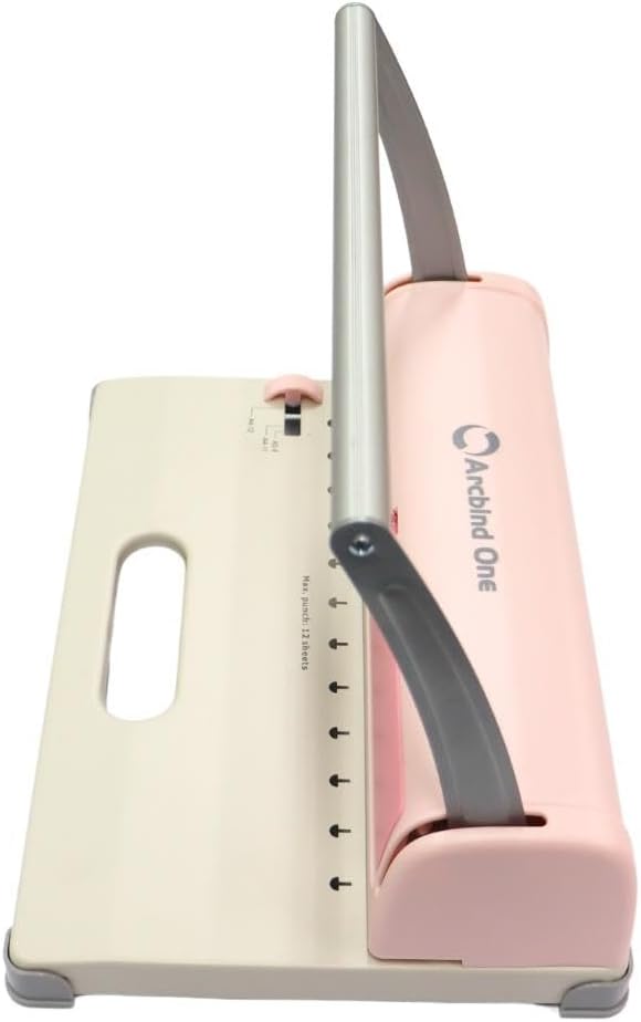 Encadernadora Furo Cogumelo para Discos Soft Rosa 5