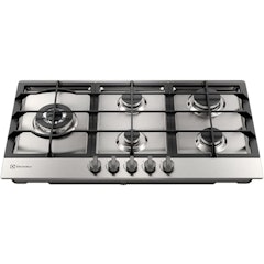 Cooktop 5 Bocas Electrolux à Gás Experience Inox Semi Profissional