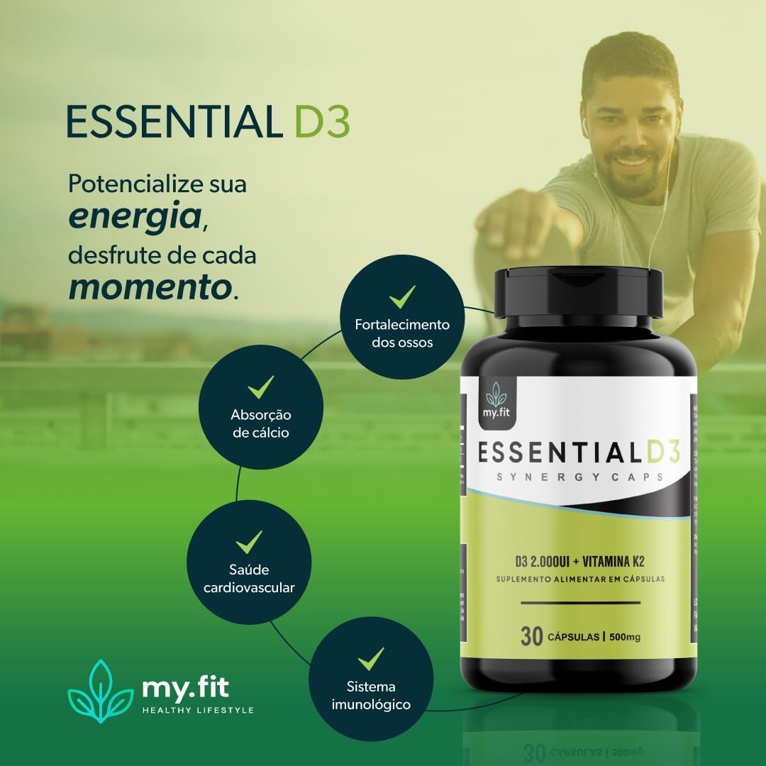 Vitamina D3 + K2 My.fit 2