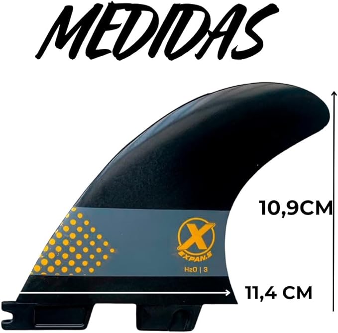 Jogo de Quilhas p/ Prancha de Surf Encaixe FCS 2 Small  4