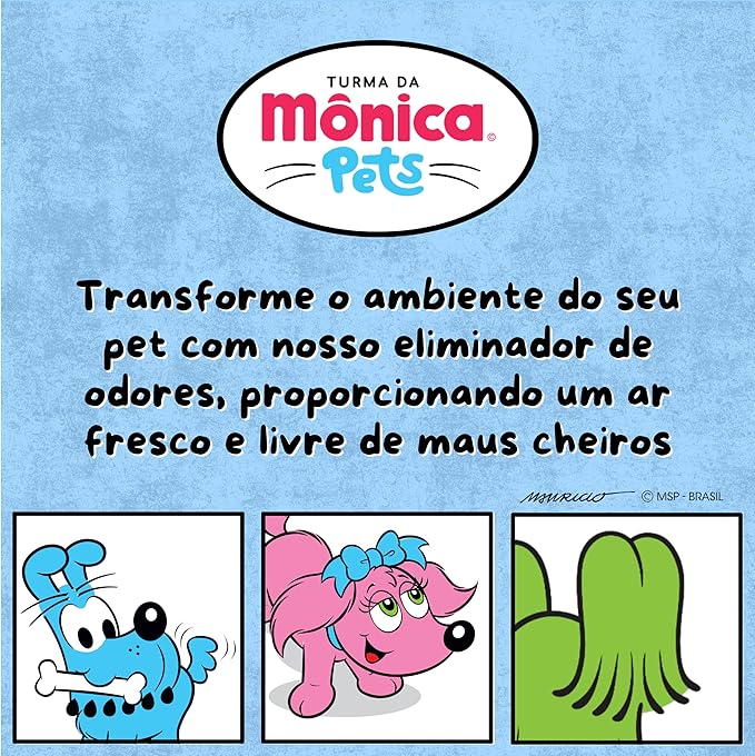 Eliminador de Odores Turma da Mônica Pets Marine 5