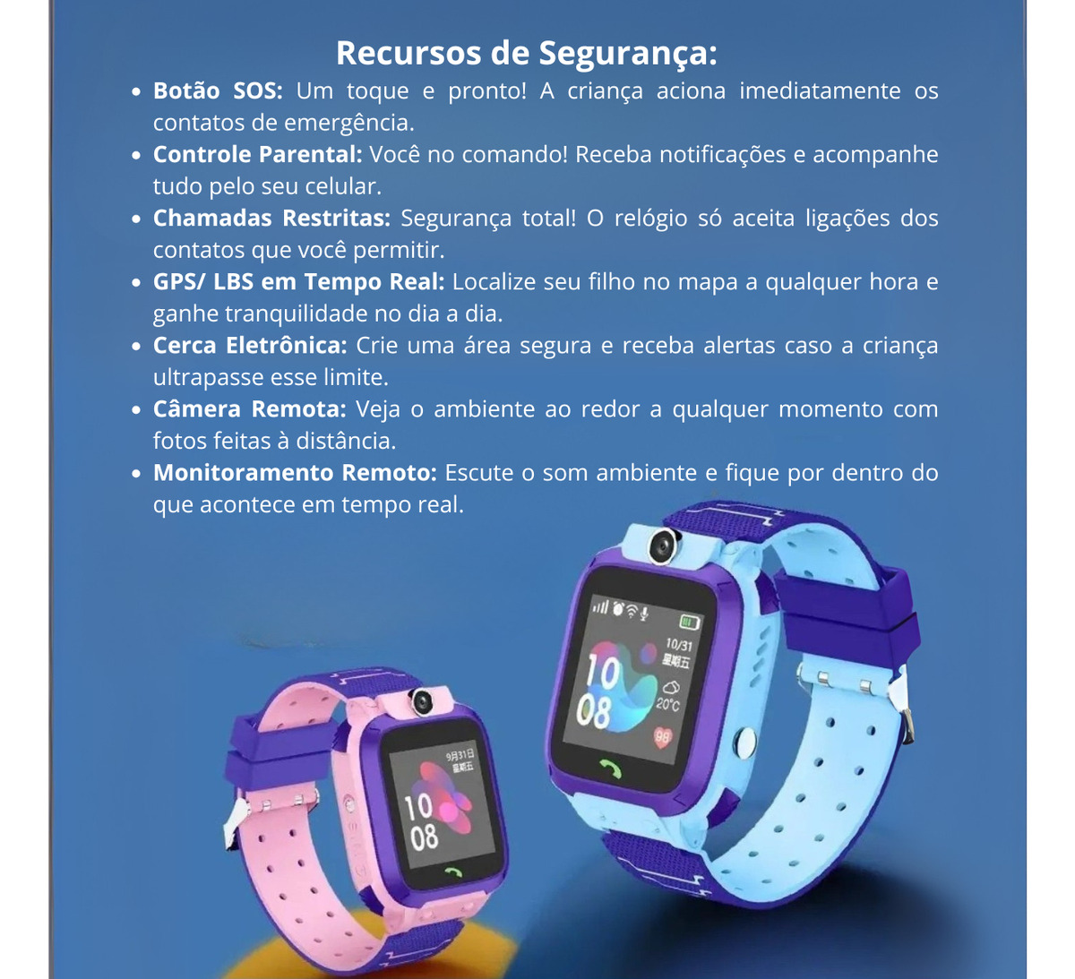 Smartwatch Infantil Howear 2