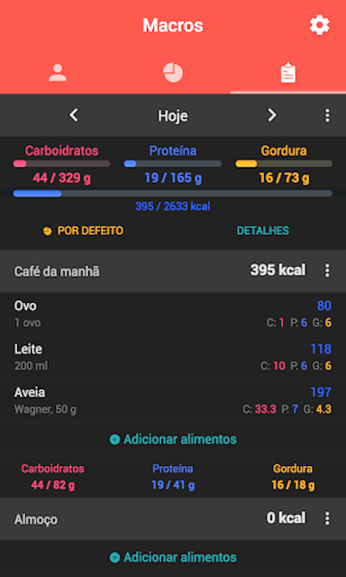 Macros - Contador de Calorias 3