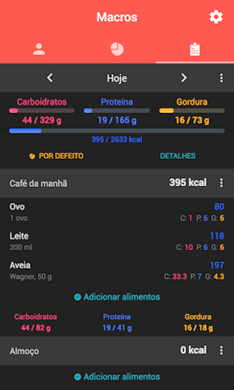 Macros - Contador de Calorias 3