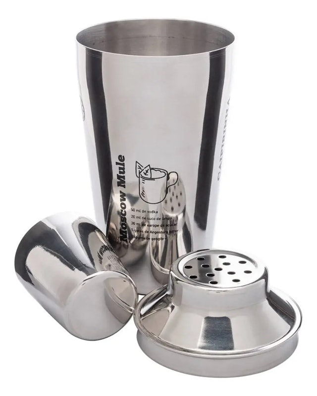 Coqueteleira de Aço Inox com Receitas 500 ml 3