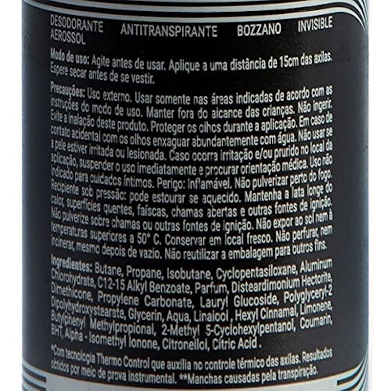 Desodorante Bozzano Invisible 3