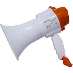Megafone MF20 20 W com Sirene e Bateria Recarregável