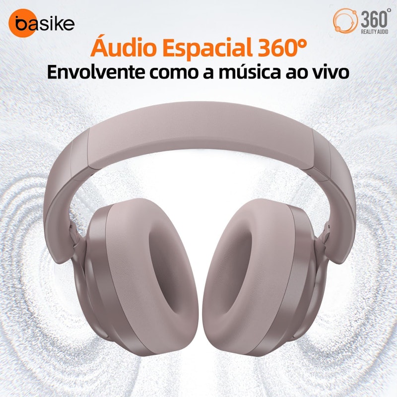 Basike Fone de Ouvido Bluetooth ANC 4
