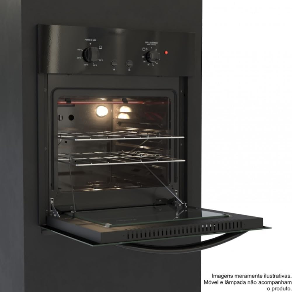 Forno de Embutir a Gas 50 L Totale Nero GIII 2