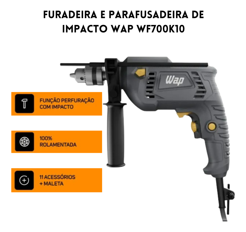 Parafusadeira e Furadeira de Impacto  4