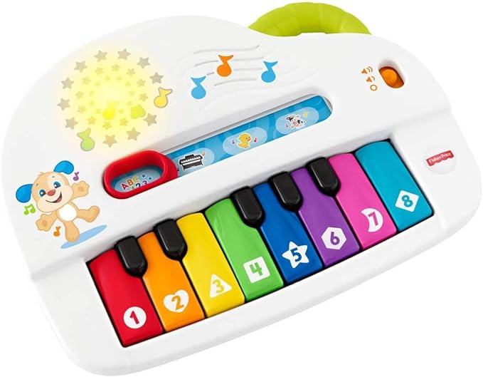 Fisher-Price Aprender e Brincar Brinquedo para Bebês Piano Cachorrinho 2