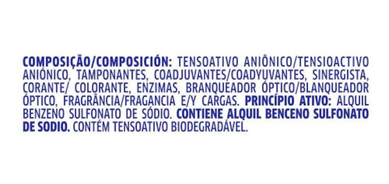 Sabão em Pó Brilhante Limpeza Total 2