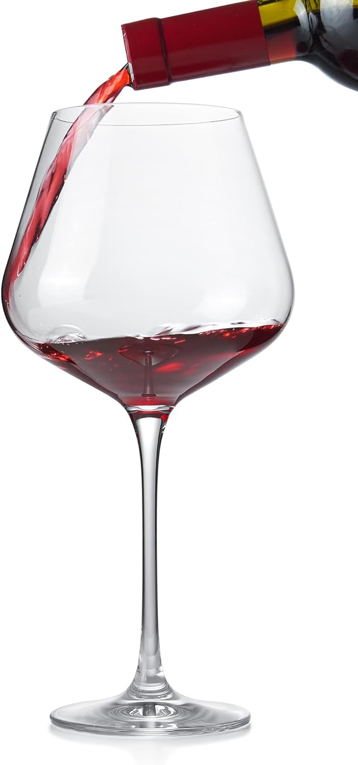 Conjunto 2 Taças para Vinho de Cristal Ecológico Elegance L'Artisan 880 ml 3