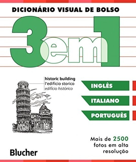 Dicionário Visual de Bolso 3 em 1: Inglês/ Italiano/ Português 1