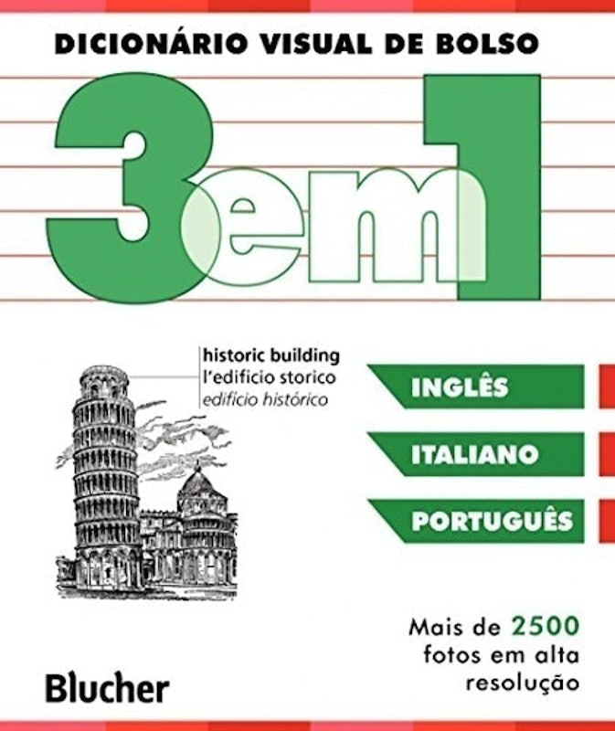 Dicionário Visual de Bolso 3 em 1: Inglês/ Italiano/ Português 1
