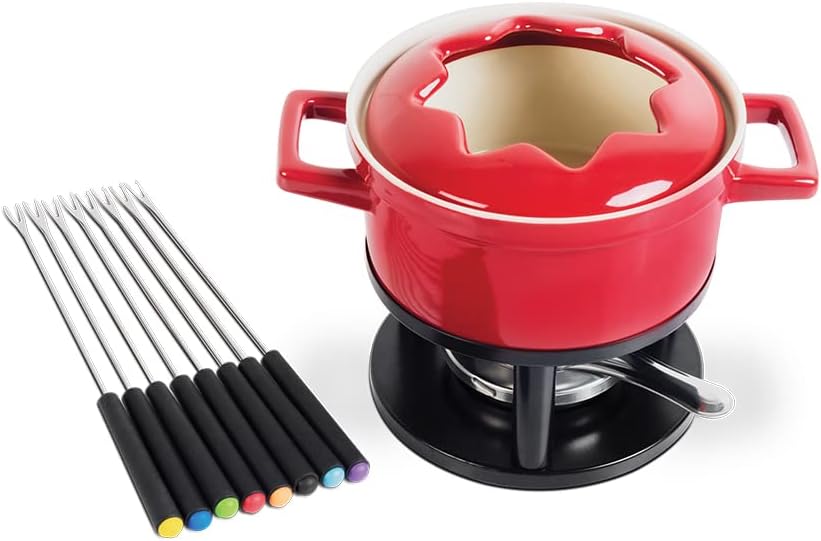 Aparelho de Fondue 13 Peças Cerâmica Linha Fondue 2