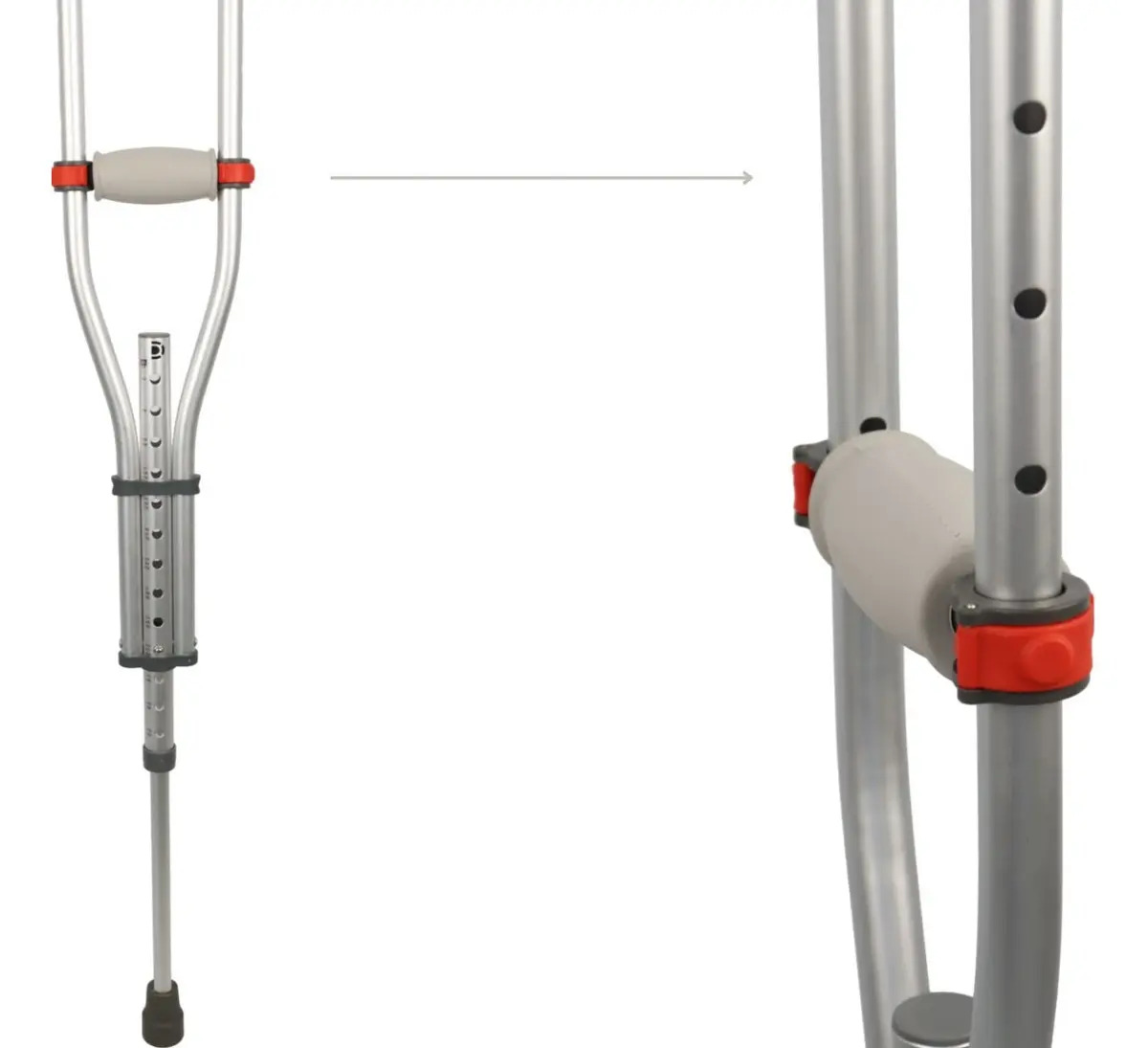 Par de Muleta Axilar D7 3
