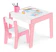 JUNGES Conjunto Mesa + Cadeira Infantil Rosa 1