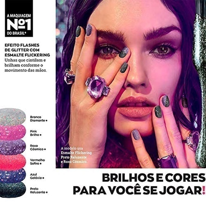 Esmalte Glitter Avon Flickering Crystals 2