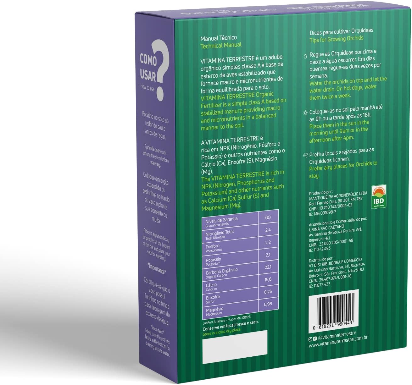 Adubo Orgânico para Orquídeas 2