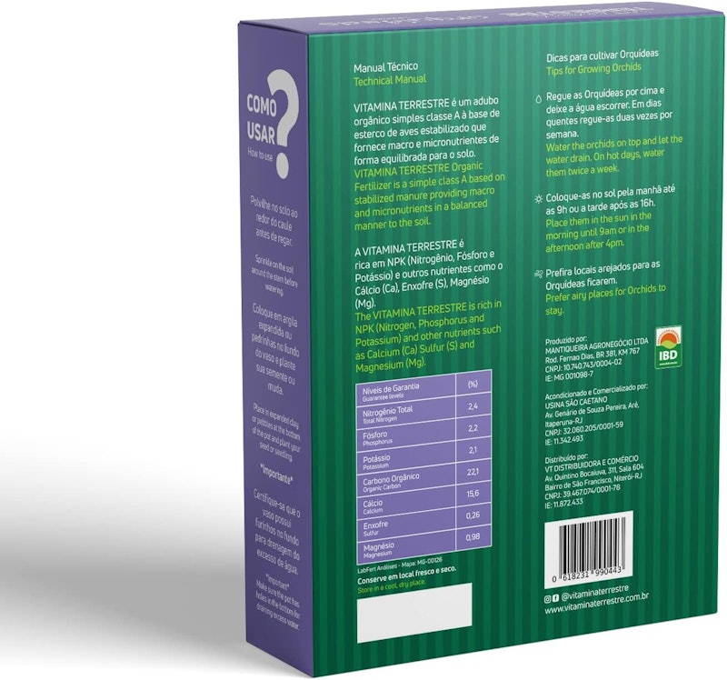 Adubo Orgânico para Orquídeas 2