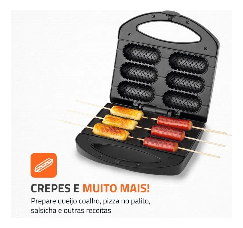 Crepeira Mondial Pratic Crepe & Hot Dog 2