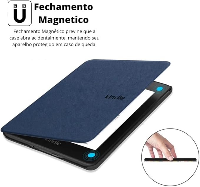 Capa para Kindle Paperwhite 12ª Geração e Kindle Colorsoft 3
