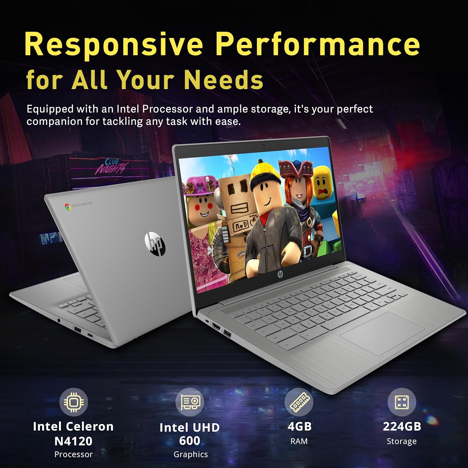 Laptop Chromebook 14" HP 2