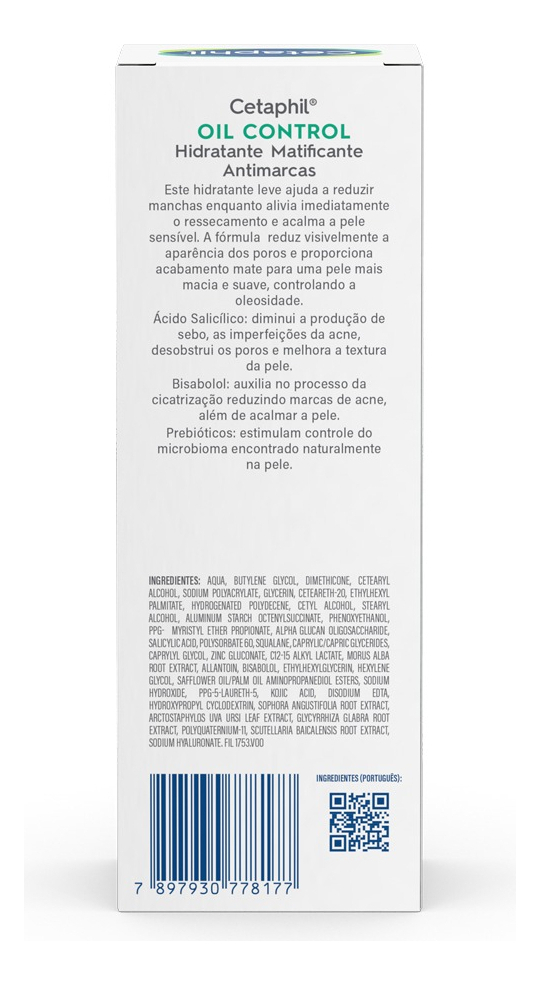Hidratante Matificante Antimanchas Oil Control 3