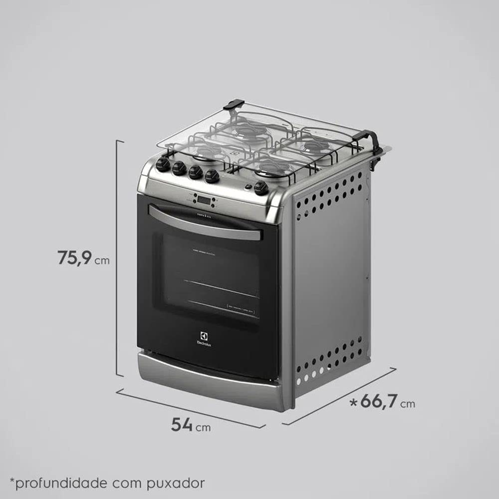 Fogão de Embutir Electrolux com Timer Digital 3