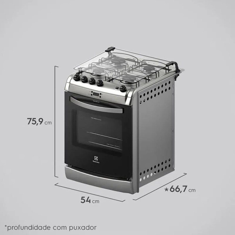 Fogão de Embutir Electrolux com Timer Digital 3