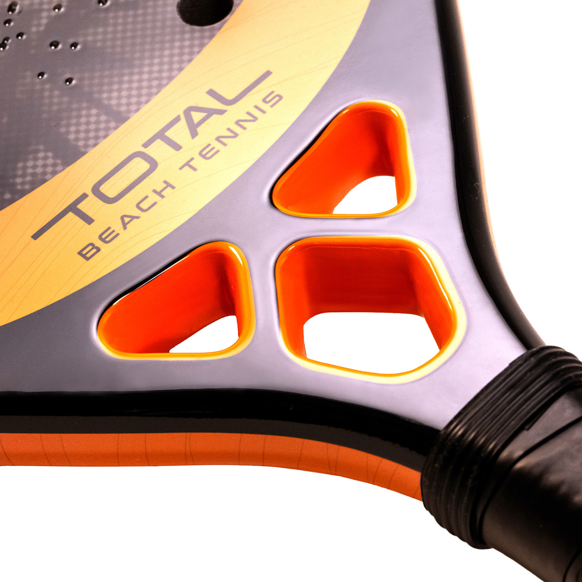 Raquete Beach Tennis Carbono 12K Total Pro Sunset + Capa 5