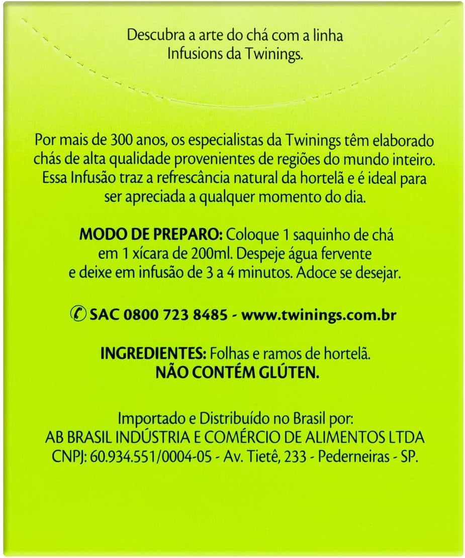 Chá Twinings Hortelã 4