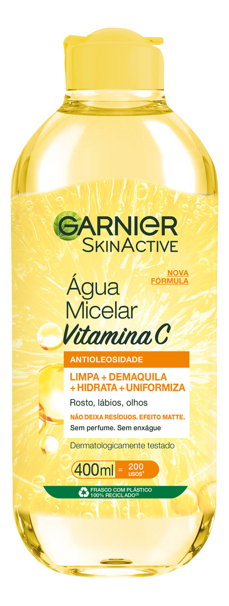 Água Micelar SkinActive Antioleosidade Vitamina C 1