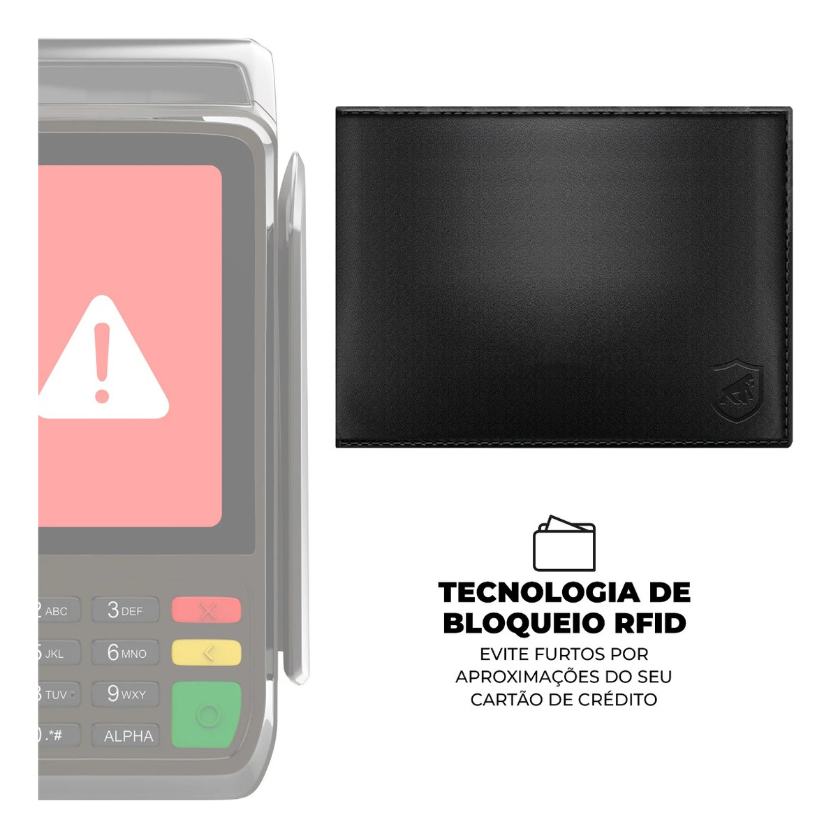 Carteira Masculina RFID - Porta Cartão - Ultra Slim 4