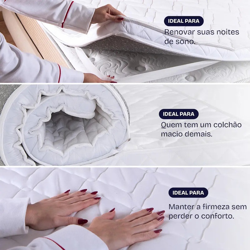 Pillow Top Queen D33 Hipoalergênico BF Colchões 5