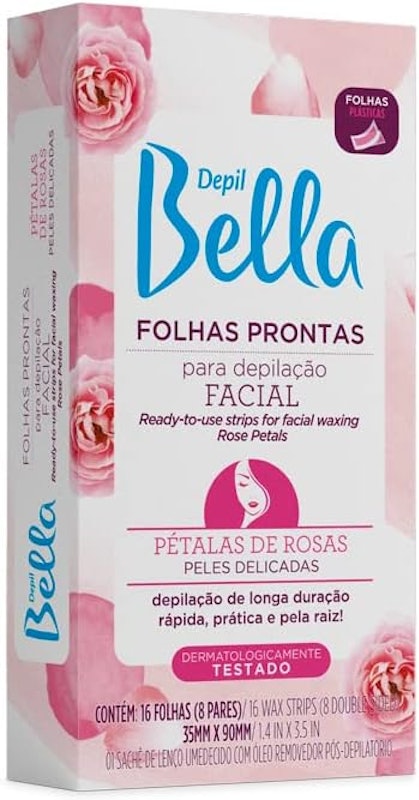Folhas Prontas Para Depilação Facial Depil Bella 1