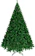 CHIBRALI Árvore Artificial Pinheiro de Natal Gigante Dinamarquês 1,50 m 525 Galhos 1