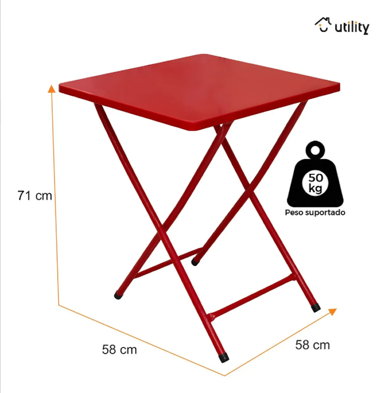 Mesa Dobrável Aço 5