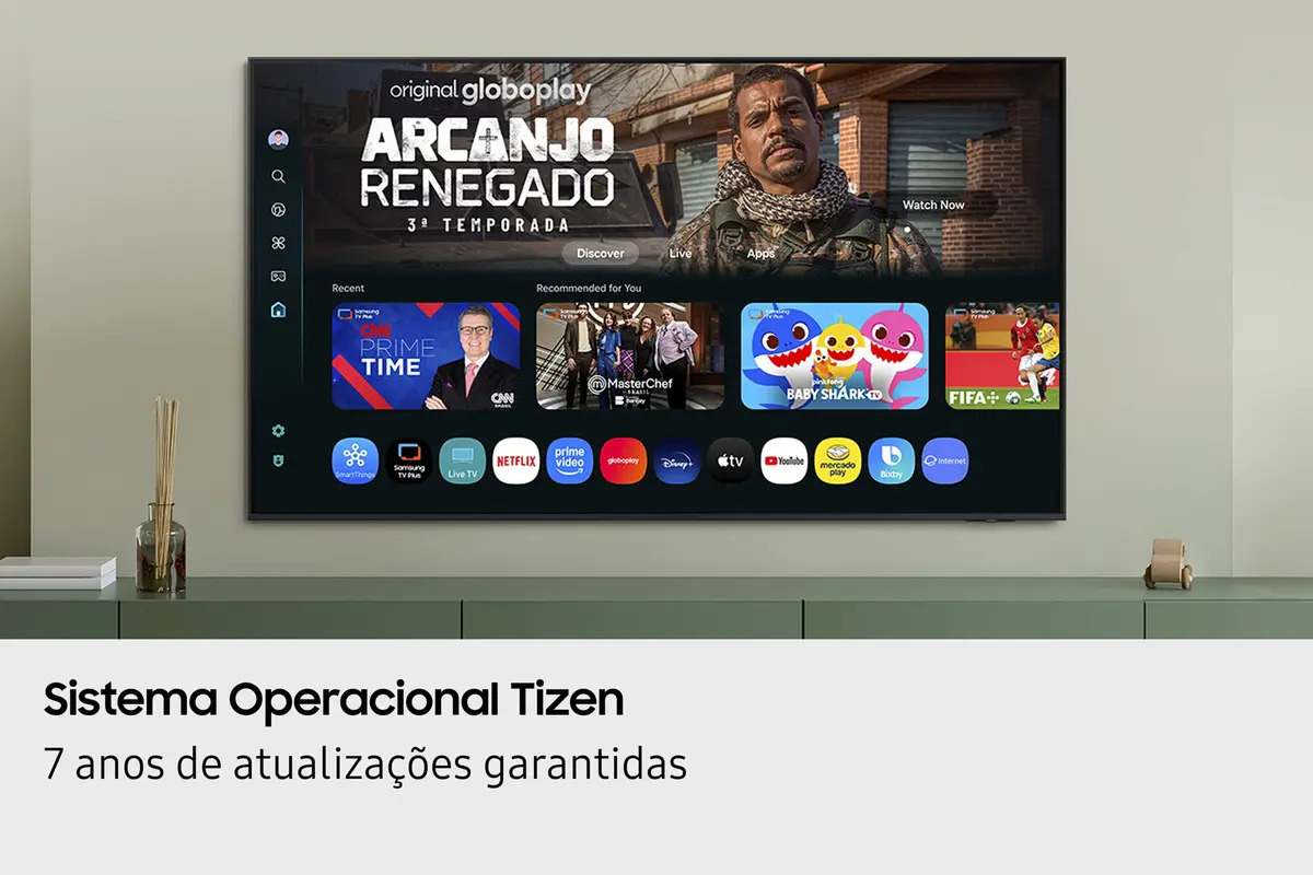 Smart TV 50" Crystal UHD 4K U8600F 2025 4
