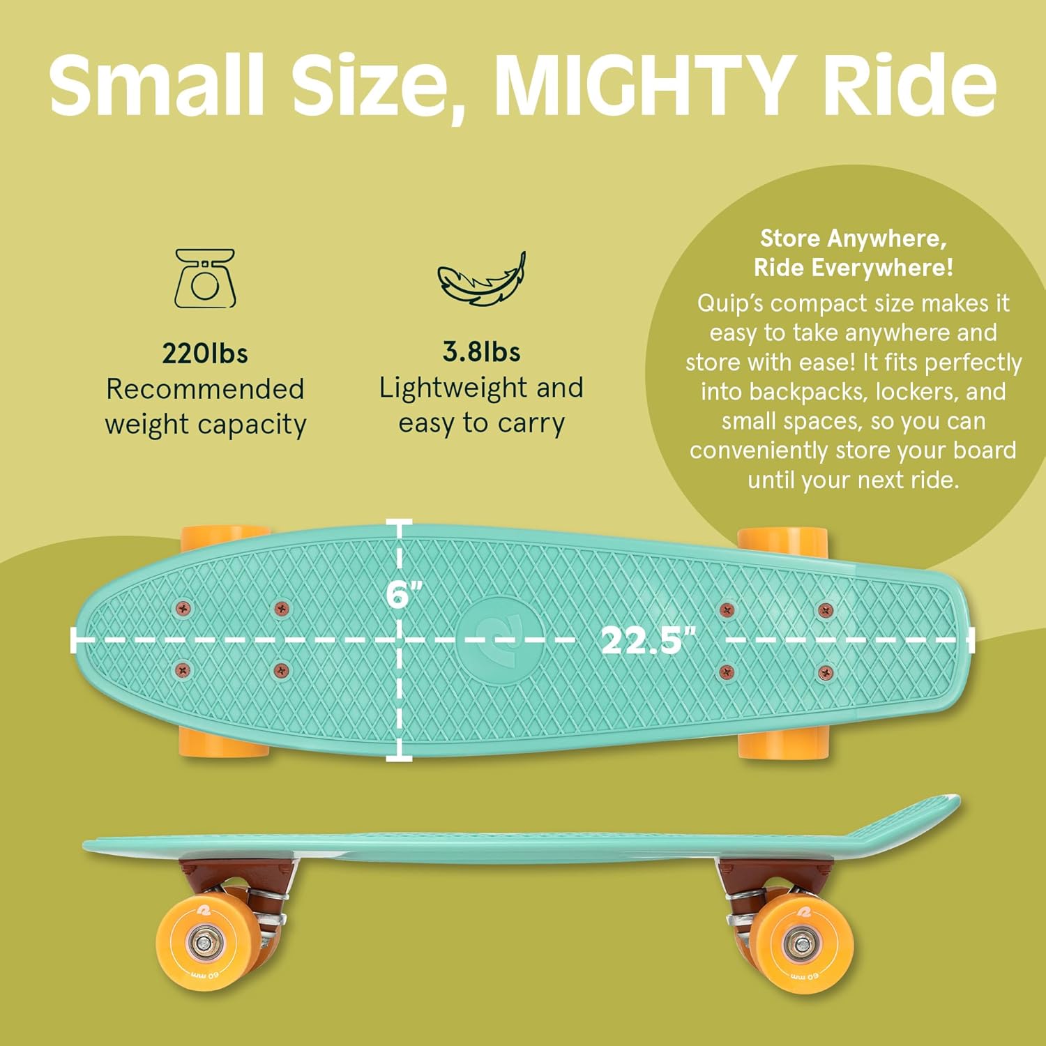 Skate Mini Cruiser Quip 6