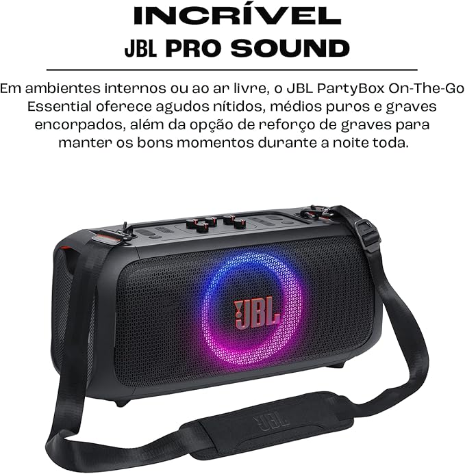 Caixa de Som JBL PartyBox On-the-Go Essential 2