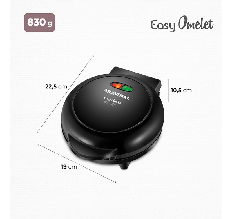 Omeleteira Elétrica Easy Omelet 4