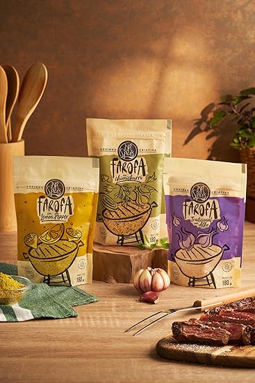 Farofa Tradicional com Alho Br Spices Pouch 3