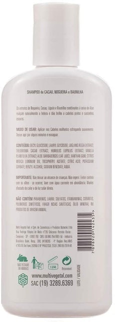 Shampoo Nogueira Cacau Cabelos Escuros 2