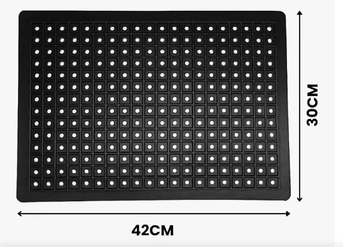 Tapete de Borracha Antiderrapante para Box 42 x 30 cm 3