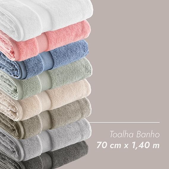 Kit Toalha Super Soft Zero Twist Banho 4 Peças 4